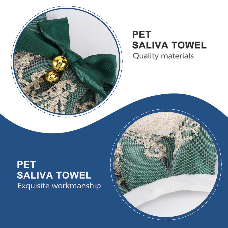 1PC Pet Bell Lace Scarf Practical Pet Cat Dog Rabbit Neckerchief (M (25-30CM) 1PC Pet Bell Lace Scarf Practical Pet Cat Dog Rabbit Neckerchief (M (25-30CM)