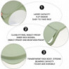 1Pc Clamshell Rice Storage Box Large-Capacity Snack Organizer Containing Box 1Pc Clamshell Rice Storage Box Large-Capacity Snack Organizer Containing Box