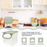 1Pc Clamshell Rice Storage Box Large-Capacity Snack Organizer Containing Box 1Pc Clamshell Rice Storage Box Large-Capacity Snack Organizer Containing Box