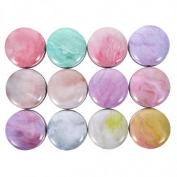 12pcs Mini Iron Storage Box Pill Case Portable Tinplate Containers Storage Cans for Makeups Sundries Macarons Series 12pcs Mini Iron Storage Box Pill Case Portable Tinplate Containers Storage Cans for Makeups Sundries Macarons Series