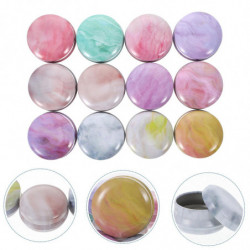 12pcs Mini Iron Storage Box Pill Case Portable Tinplate Containers Storage Cans for Makeups Sundries Macarons Series 12pcs Mini Iron Storage Box Pill Case Portable Tinplate Containers Storage Cans for Makeups Sundries Macarons Series