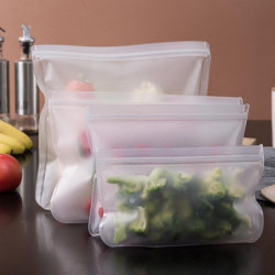 Transparent Airtight Bags For Refrigerator Sealed Food-grade Reusable Washable Fresh-keeping Transparent Airtight Bags For Refrigerator Sealed Food-grade Reusable Washable Fresh-keeping