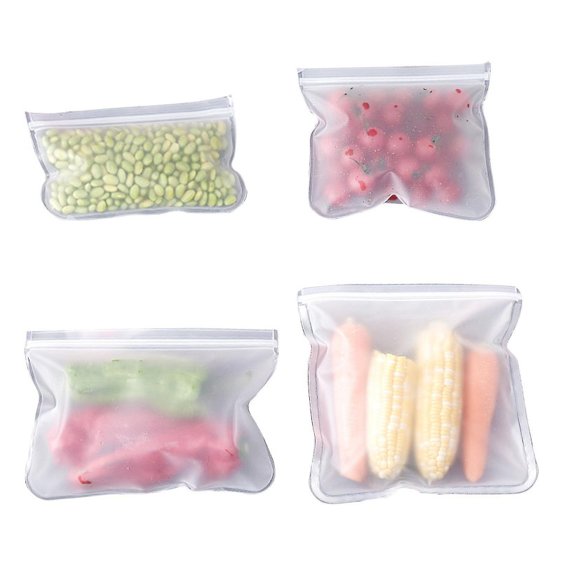 Transparent Airtight Bags For Refrigerator Sealed Food-grade Reusable Washable Fresh-keeping