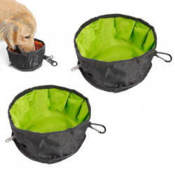 Dog Bowl Travel Bowls Pliable pour chien de compagnie, étanche Portable Dog Bowl Travel Bowls Pliable pour chien de compagnie, étanche Portable