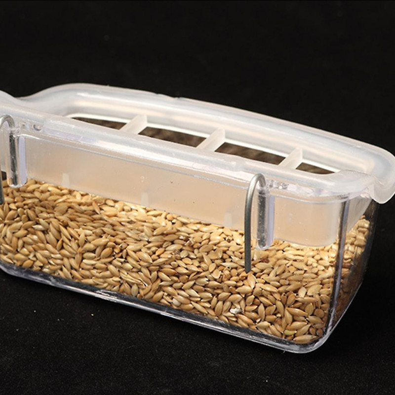 Parrots Feeder Food Container Feeding Box Anti-spill Pet Birds Feeding Supply