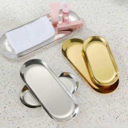 Nordic Stainless Steel Dessert Plate Fruit Tray Snack Kitchen Steak Container Nordic Stainless Steel Dessert Plate Fruit Tray Snack Kitchen Steak Container