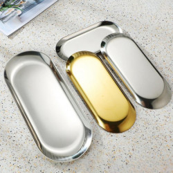 Nordic Stainless Steel Dessert Plate Fruit Tray Snack Kitchen Steak Container Nordic Stainless Steel Dessert Plate Fruit Tray Snack Kitchen Steak Container