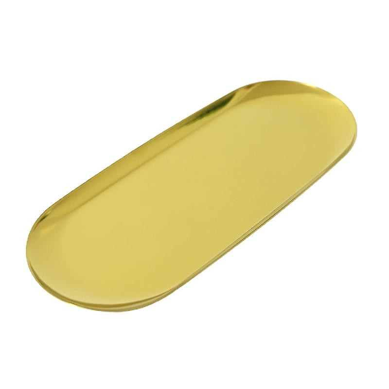 Nordic Stainless Steel Dessert Plate Fruit Tray Snack Kitchen Steak Container