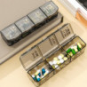 Pill Box Large Capacity Dust-proof Sealed Date Marker Transparent Weekly Pill Organizer Box Household Supplies Kaesi Pill Box Large Capacity Dust-proof Sealed Date Marker Transparent Weekly Pill Organizer Box Household Supplies Kaesi