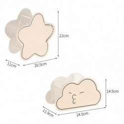Tissue Box Large Capacity Smooth Edges Magnetic Design Acrylic Cloud Shape Napkin Container Home Supplies KAESI Tissue Box Large Capacity Smooth Edges Magnetic Design Acrylic Cloud Shape Napkin Container Home Supplies KAESI