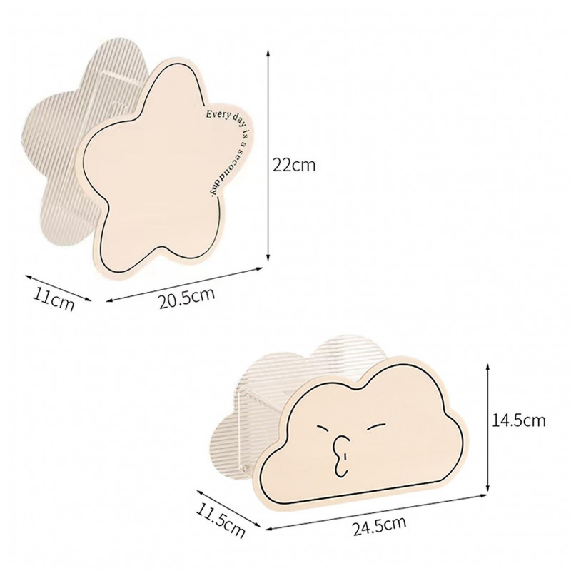 Tissue Box Large Capacity Smooth Edges Magnetic Design Acrylic Cloud Shape Napkin Container Home Supplies KAESI Tissue Box Large Capacity Smooth Edges Magnetic Design Acrylic Cloud Shape Napkin Container Home Supplies KAESI