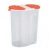 Large Capacity Food Canister Space-saving PP Durable Cereal Grain Storage Jar Kitchen Tools Large Capacity Food Canister Space-saving PP Durable Cereal Grain Storage Jar Kitchen Tools