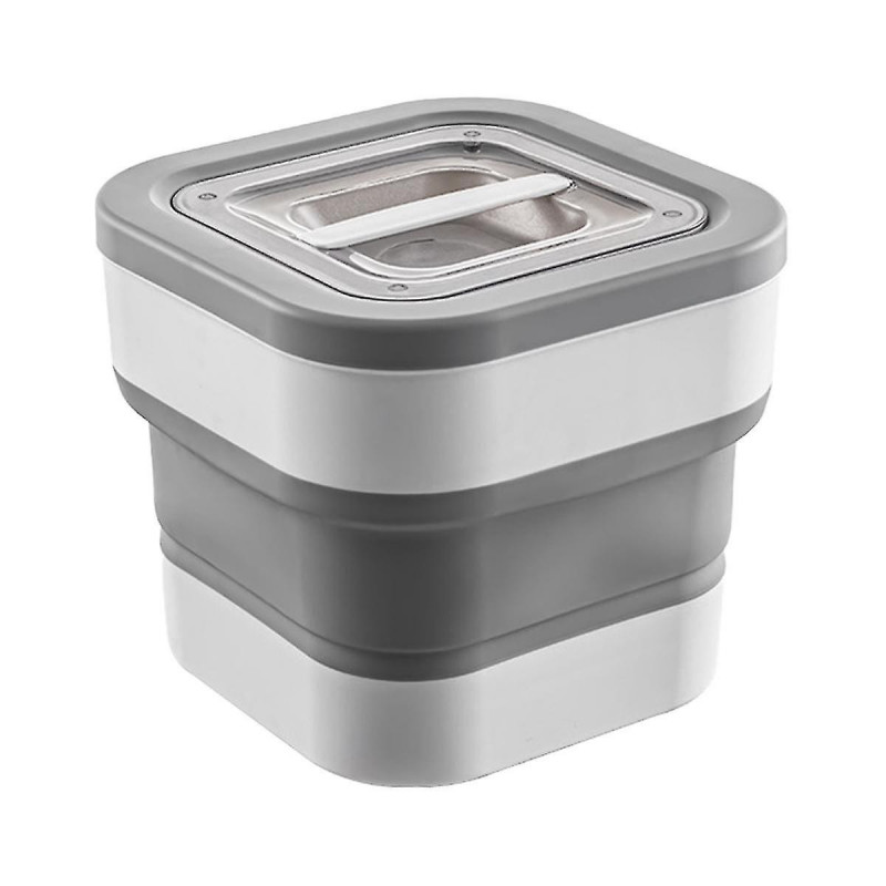 Folding Rice Bucket Household Simple Rice Box Rice Bucket Capacity Insect And Moisture Proof Sealed