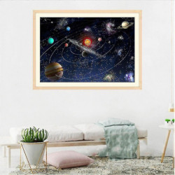 Diy Diamond Painting Solar System Cross Stitch Pattern Di(1pcs)
