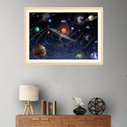 Diy Diamond Painting Solar System Cross Stitch Pattern Di(1pcs)
