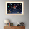 Diy Diamond Painting Solar System Cross Stitch Pattern Di(1pcs)