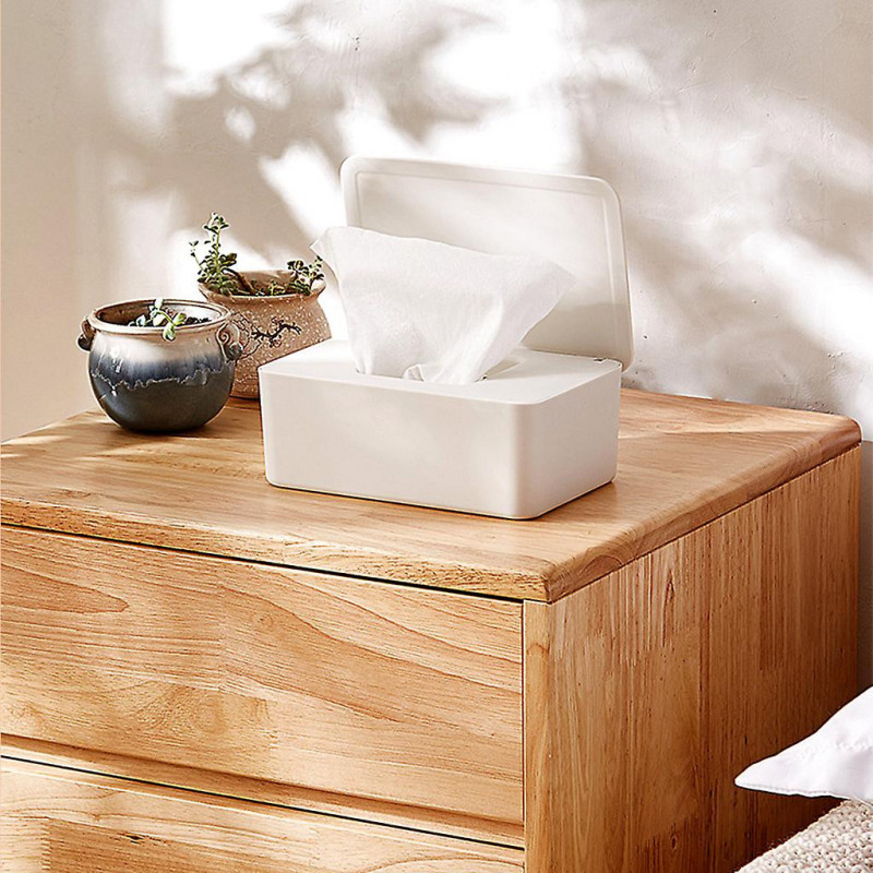 Storage Box With Lid Desktop Tissue Container For Household Masks Wet Tissues Handy Tools Dust Proof Sealing [...]
