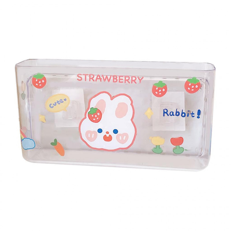 Transparent Storage Box for Cosmetics Stationery Sundry Space Saving Removable