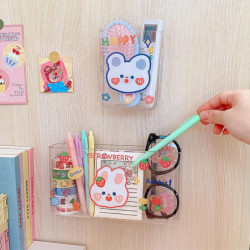 Transparent Storage Box for Cosmetics Stationery Sundry Space Saving Removable Transparent Storage Box for Cosmetics Stationery Sundry Space Saving Removable