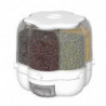 Separate Rice Bucket Rotating Grain Storage Box Household Insect-proof Moisture-proof Sealed Rice Storage Box Separate Rice Bucket Rotating Grain Storage Box Household Insect-proof Moisture-proof Sealed Rice Storage Box