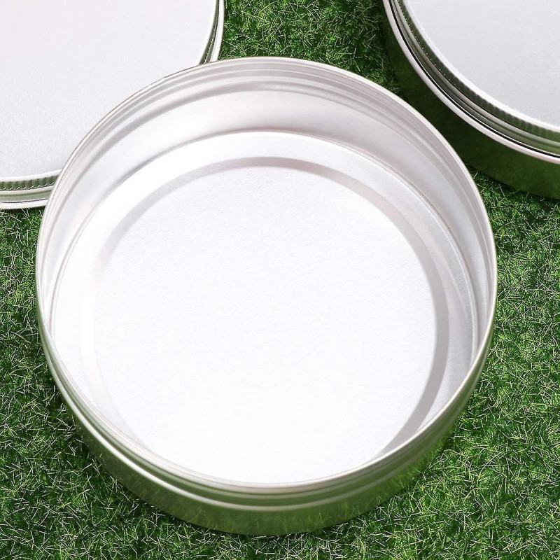 10pcs Baume Conteneurs Aluminium Rond Récipients en Étain Métal Boîte de stockage Conteneurs Couvercles à vis [...]