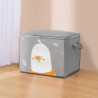 Multifunction Storage Bin With Handle Dustproof Foldable Quilt Container Double Zipper Design Multifunction Storage Bin With Handle Dustproof Foldable Quilt Container Double Zipper Design