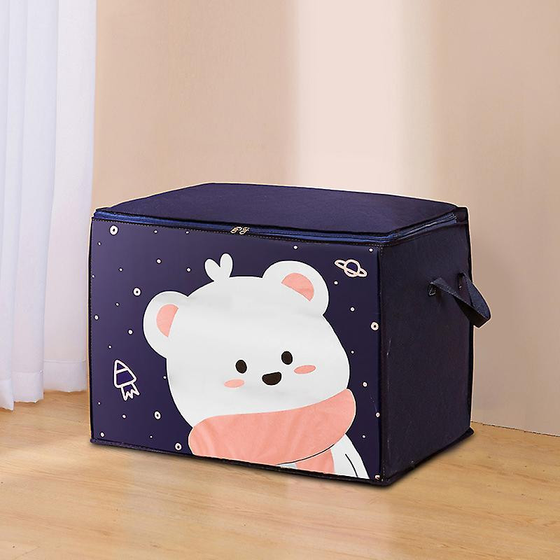 Multifunction Storage Bin With Handle Dustproof Foldable Quilt Container Double Zipper Design Multifunction Storage Bin With Handle Dustproof Foldable Quilt Container Double Zipper Design