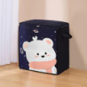 Multifunction Storage Bin With Handle Dustproof Foldable Quilt Container Double Zipper Design Multifunction Storage Bin With Handle Dustproof Foldable Quilt Container Double Zipper Design