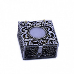 Boîte de perles de chapelet avec couvercle scellant organisateur Conteneur Collier religieux Boîte de perles de chapelet avec couvercle scellant organisateur Conteneur Collier religieux
