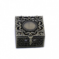 Boîte de perles de chapelet avec couvercle scellant organisateur Conteneur Collier religieux Boîte de perles de chapelet avec couvercle scellant organisateur Conteneur Collier religieux