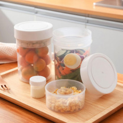 Fresh-keeping Box Kitchen Portable Multi-layer Salad Storage Box Grains For Tank Fresh-keeping Box Kitchen Portable Multi-layer Salad Storage Box Grains For Tank