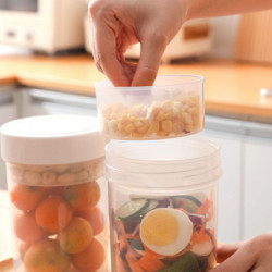 Fresh-keeping Box Kitchen Portable Multi-layer Salad Storage Box Grains For Tank Fresh-keeping Box Kitchen Portable Multi-layer Salad Storage Box Grains For Tank