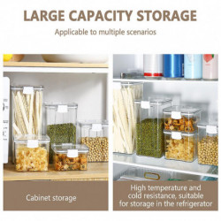 Transparent Food Storage Jar Large Capacity Tea Freshing Case Kitchen Supplies Transparent Food Storage Jar Large Capacity Tea Freshing Case Kitchen Supplies