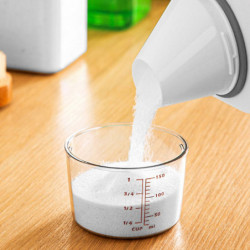 Distributeur de poudre de stockage de poudre à laver avec poignée Distributeur de poudre de stockage de poudre à laver avec poignée