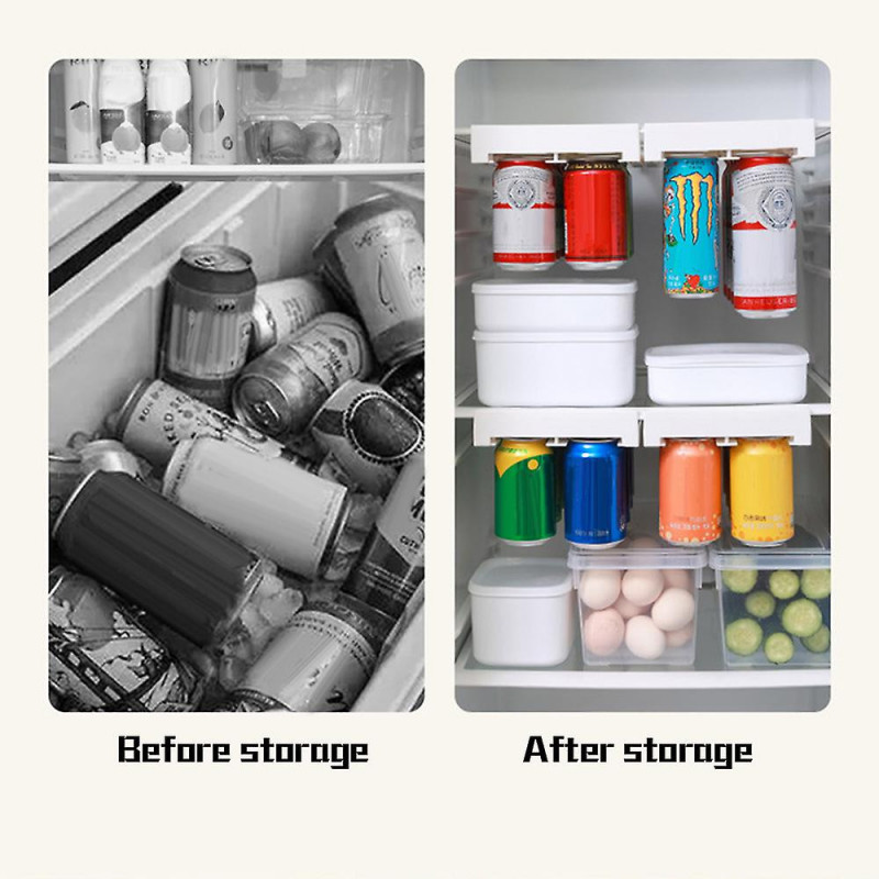 Refrigerator Hanging Can with Compartment Design Food Storage for Beer Drinks