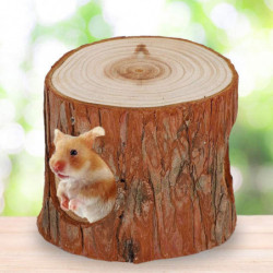 Small Pet Wood Tunnel Hollow Tree Trunk Gerbil Hideout Safe Non Toxic for Rat Small Pet Wood Tunnel Hollow Tree Trunk Gerbil Hideout Safe Non Toxic for Rat