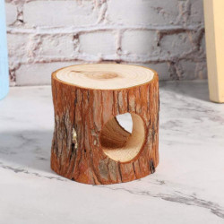 Small Pet Wood Tunnel Hollow Tree Trunk Gerbil Hideout Safe Non Toxic for Rat Small Pet Wood Tunnel Hollow Tree Trunk Gerbil Hideout Safe Non Toxic for Rat