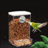 Bird Feeder Box For Parrots Antisplash Birds Feeding Box For Small Medium Birds Bird Food Dispenser Birdcage Accessories