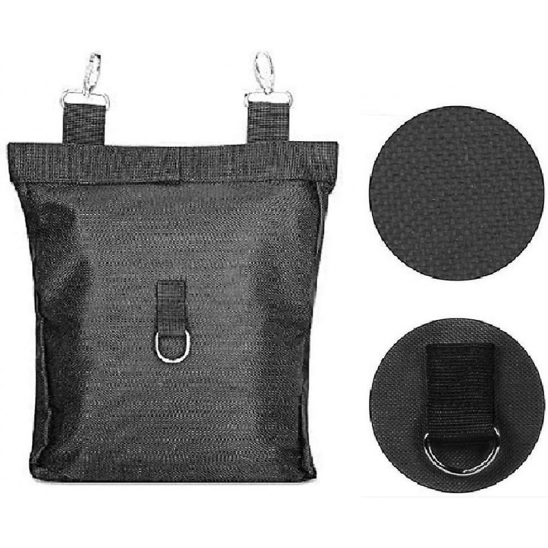 Hanging Rabbit Hay Bag Hay Feed Bag Hutch Accessoryblack-1pcs