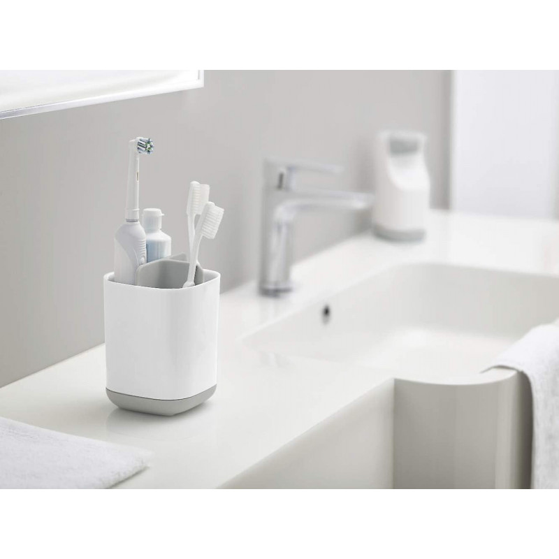 Bathroom Easy-store Toothbrush Caddy- (grey)( Small)