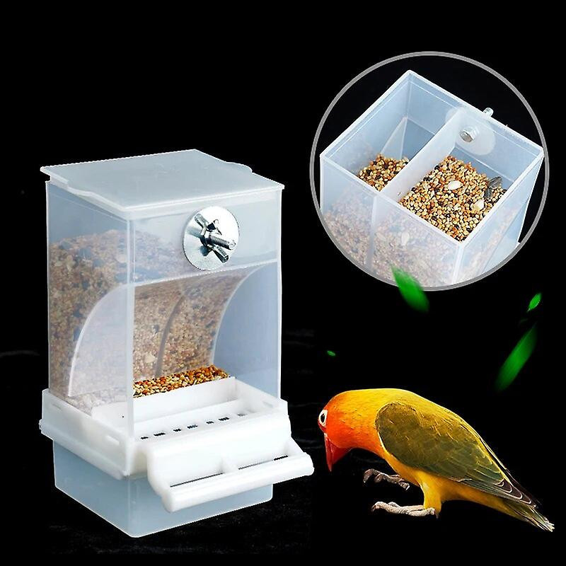 Mangeoire automatique pour perroquet acrylique sans gâchis mangeoires pour oiseaux Accessoires de cage pour [...]