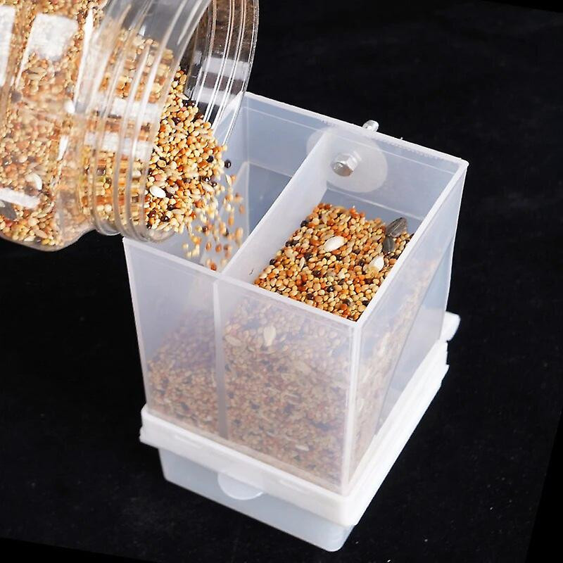 Mangeoire automatique pour perroquet acrylique sans gâchis mangeoires pour oiseaux Accessoires de cage pour [...]