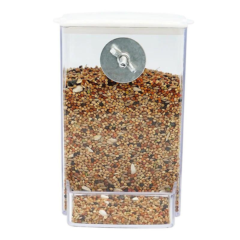 Perroquets Oiseaux Boîte D’alimentation Distributeur De Nourriture Anti-éclaboussures Oiseau Anti-poussière [...]