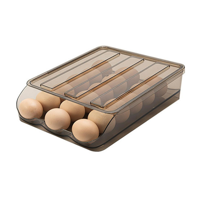 Design Sliding Kitchen Refrigerator Freezer Fresh Stackable Food Egg Storage Storage Box