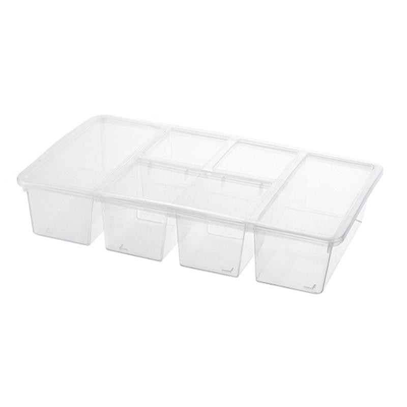 Food Storage Box Kitchen Refrigerator Transparent PP Sealed Organizer Container with Lid