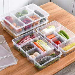Food Storage Box Kitchen Refrigerator Transparent PP Sealed Organizer Container with Lid Food Storage Box Kitchen Refrigerator Transparent PP Sealed Organizer Container with Lid