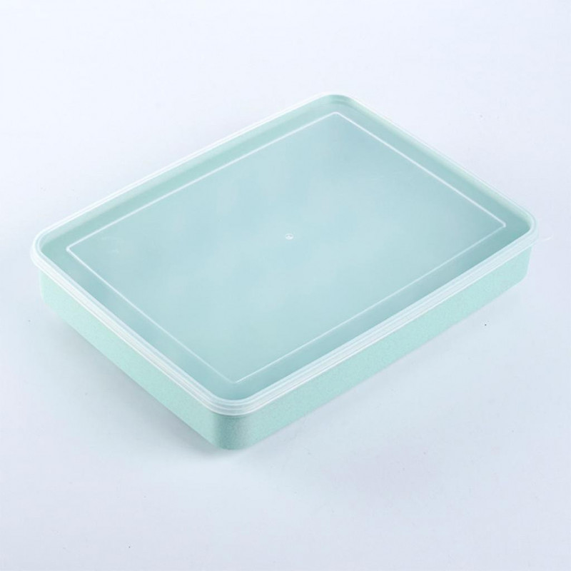 Portable Plastic Container Rack Foldable Refrigerator Fresh-keeping Storage Box Q