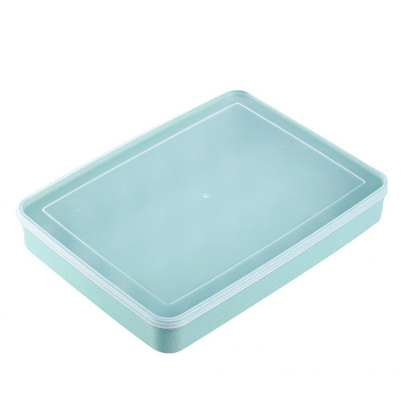 Portable Plastic Container Rack Foldable Refrigerator Fresh-keeping Storage Box Q