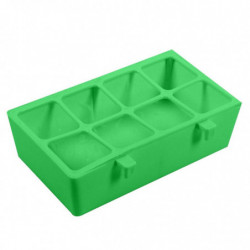 Bird Food Container Food Seed Dispenser Container Set with 8-grid Cover Bird Food Container Food Seed Dispenser Container Set with 8-grid Cover