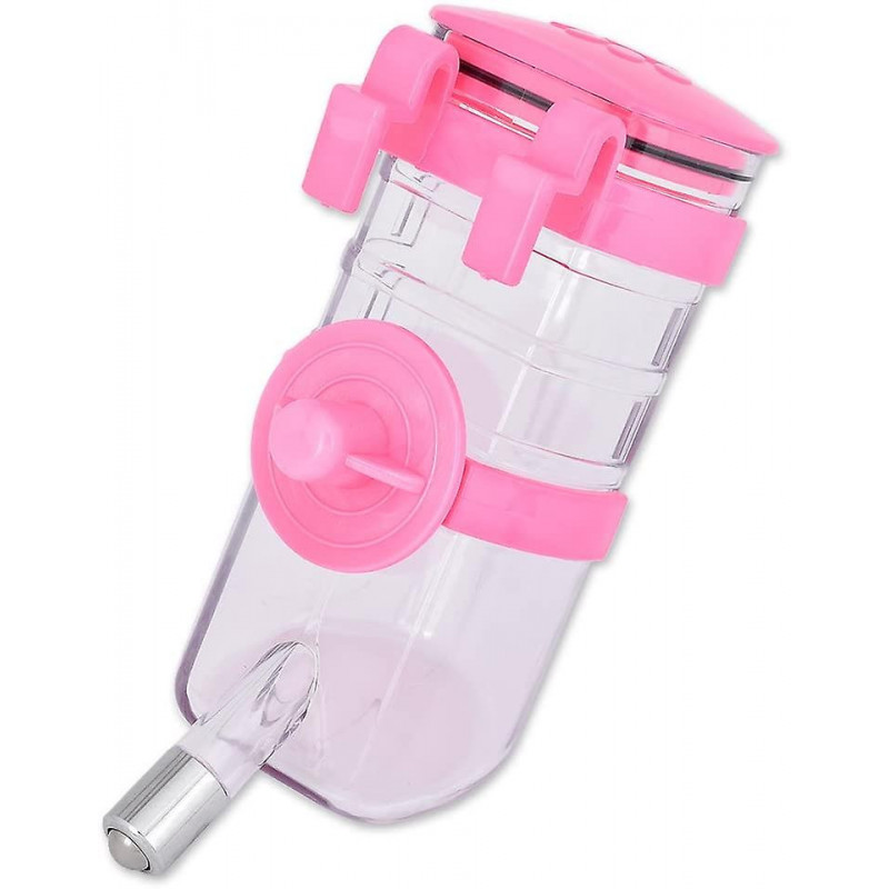 Distinctive Style Dripless Rabbit Water Bottle 350ml Puppies Crate Water Dispenser Pet Cage Hanging